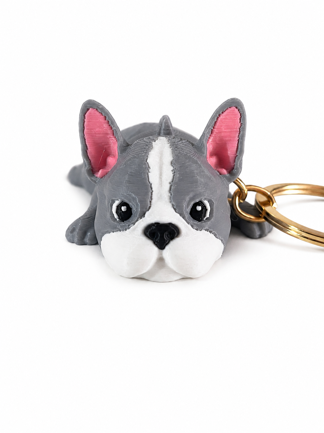 Figura 3D - Bulldog Francés Llavero 