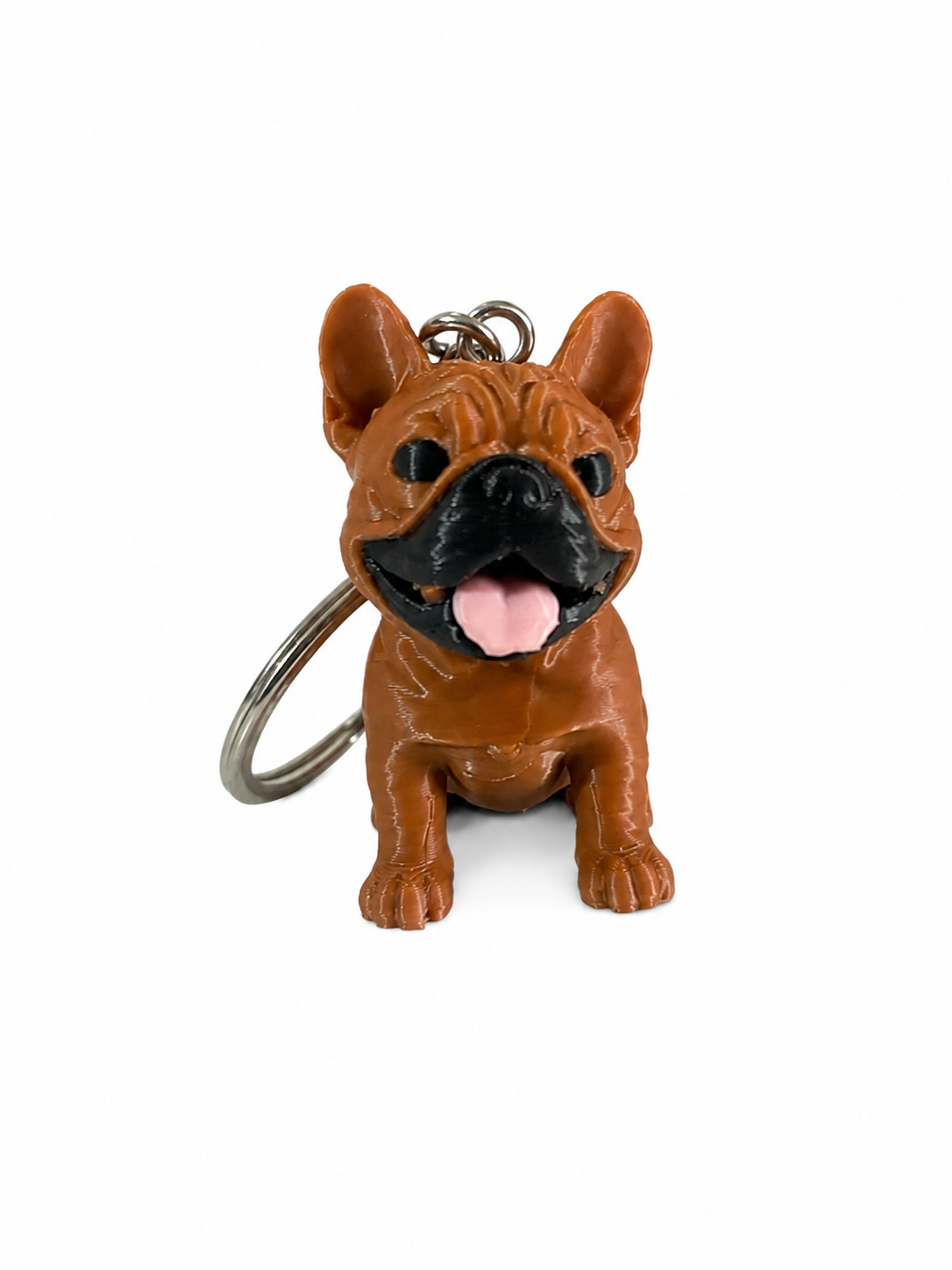 Figura 3D - Bulldog Francés Café llavero 