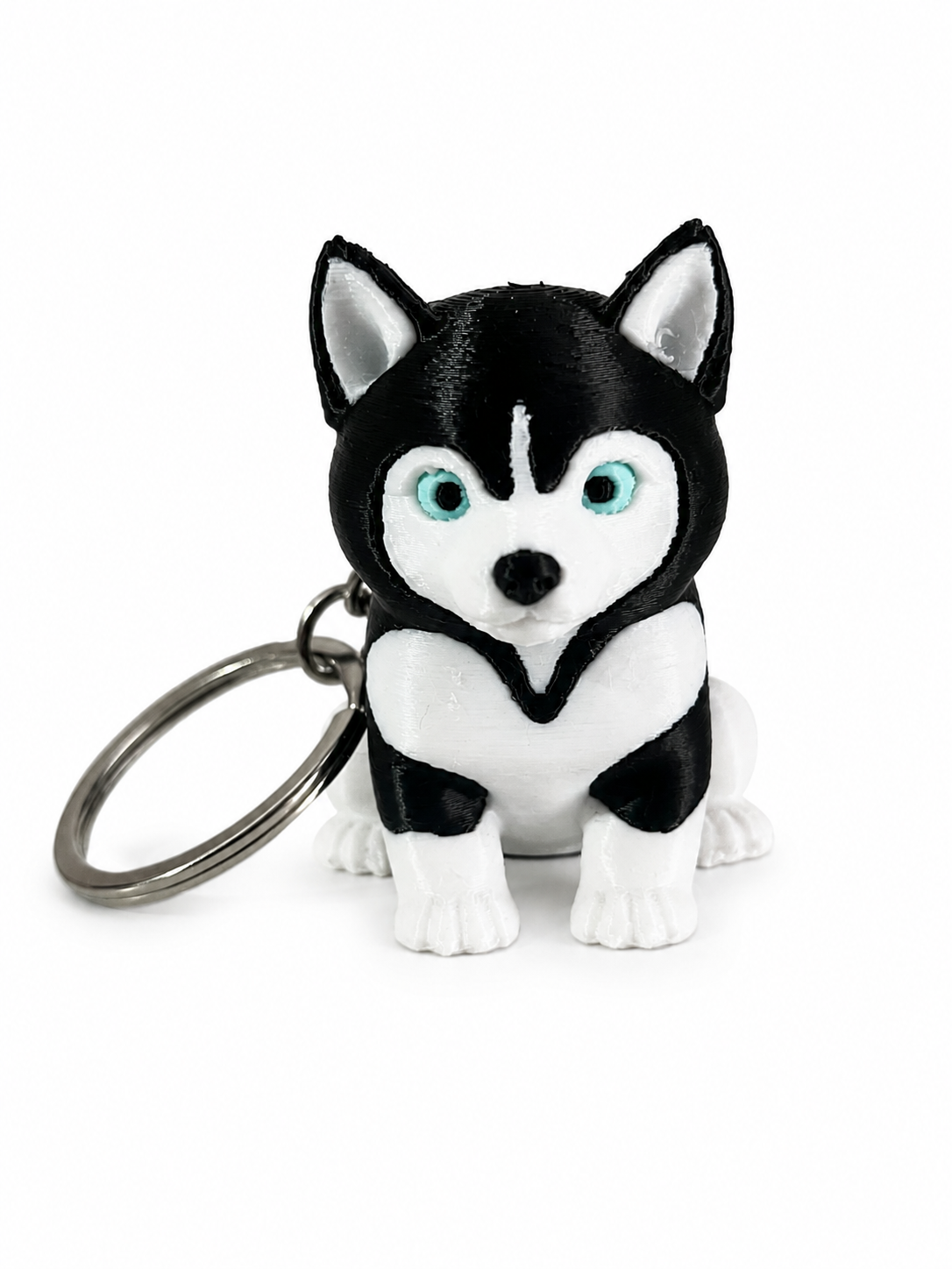 Figura 3D - Husky Siberiano Llavero 